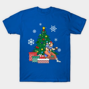 Chun Li Around The Christmas Tree Street Fighter T-Shirt